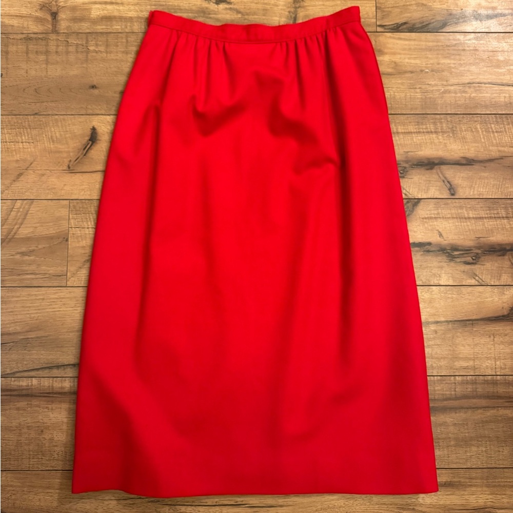 Pendleton Vibrant Wool Midi Skirt
